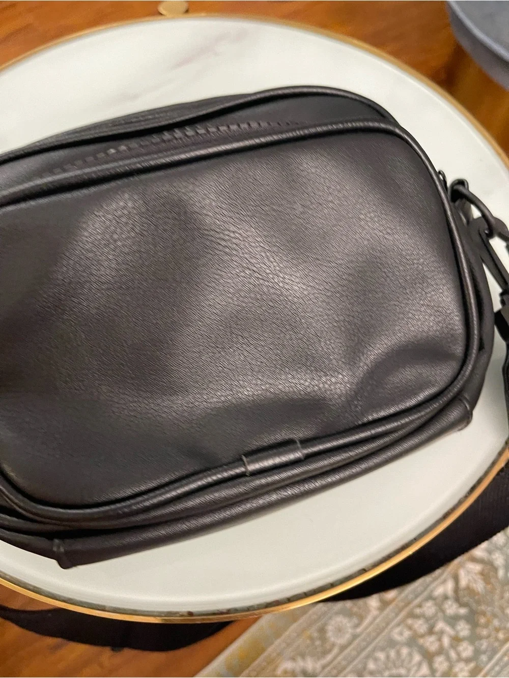 wild fable Black Crossbody Messenger Bag